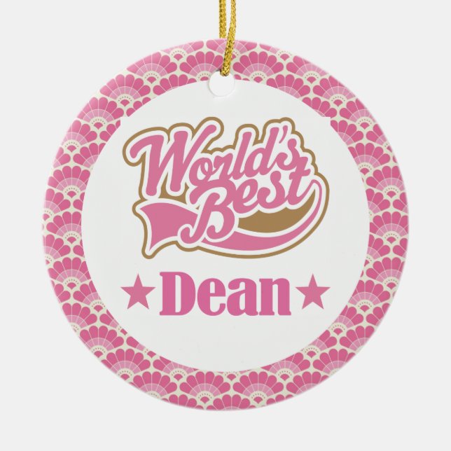 Der beste Dekan Gift Ornament der Welt (Vorne)