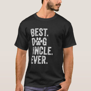 Der beste Dog Onkel je Witziger Vater Vintag T-Shirt