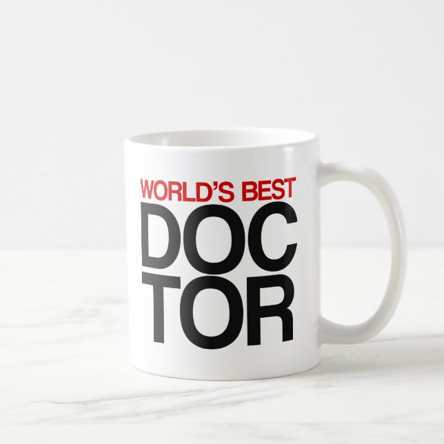 Der beste Doktor Coffee Mug der Welt Kaffeetasse (Rechts)
