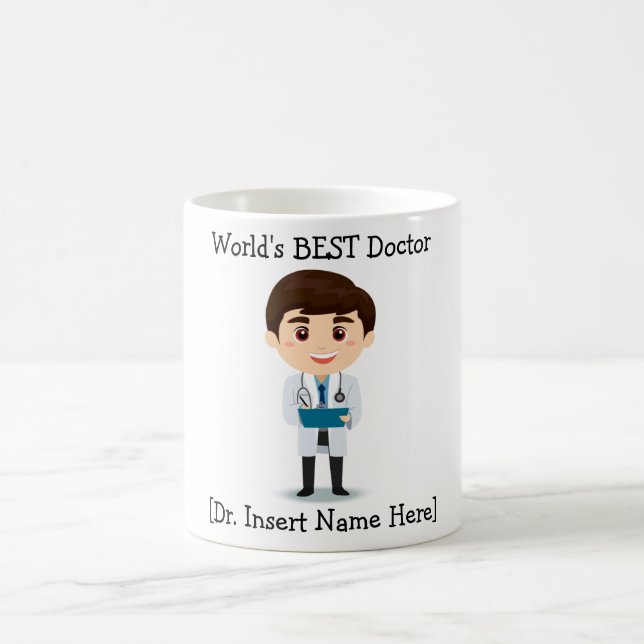 Der BESTE Doktor der personalisierte Welt, Kaffeetasse (Mittel)