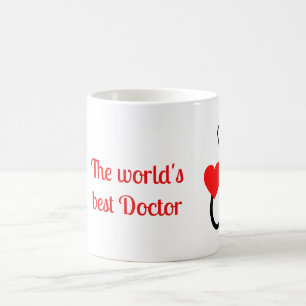 Der beste Doktor der Welt im Rot Kaffeetasse