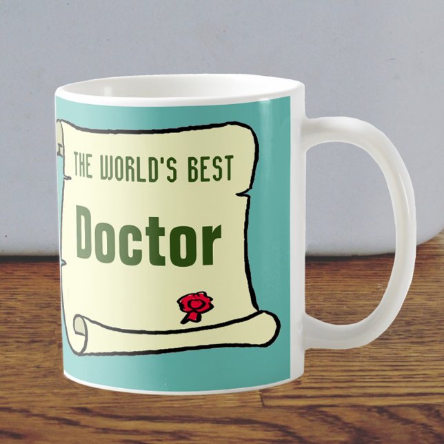 Der beste Doktor der Welt. Kaffeetasse (Von Creator hochgeladen)