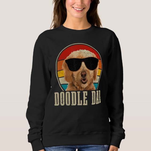 Der beste Doodle-Vater je Goldendoodle Dog Vater's Sweatshirt (Vorderseite)