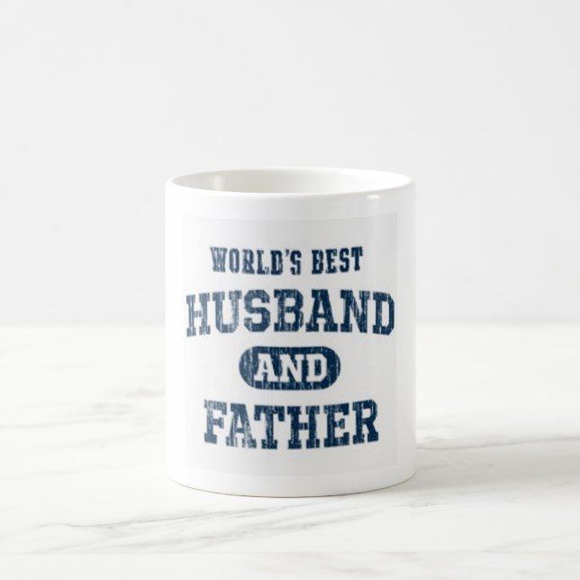 Der beste Ehemann und der Vater der Welt Tasse (Mittel)