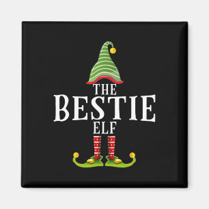 Der beste Elf lustige passende Pyjama Weihnachten Magnet