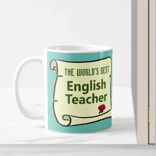 Der beste Englischlehrer der Welt. Kaffeetasse