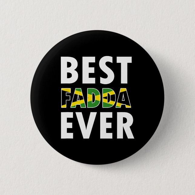 Der beste Fadda-je-Vater Daddy Vatervater Day Button (Vorderseite)