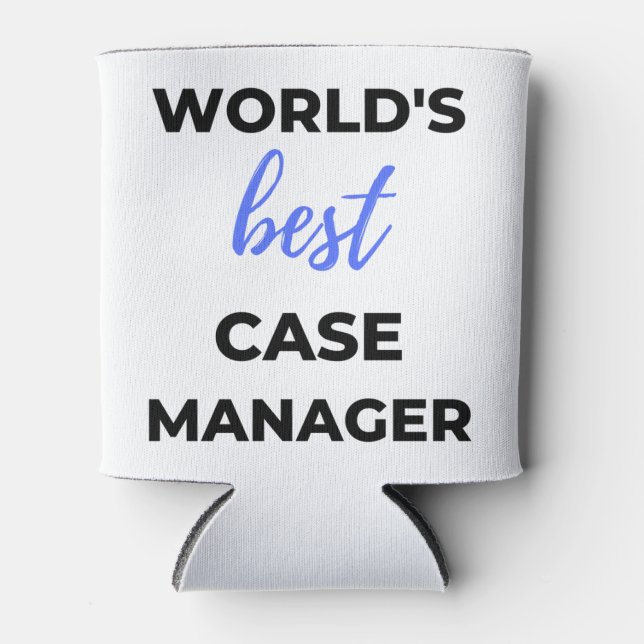 Der beste Fallmanager der Welt 2 Dosenkühler (Vorderseite)