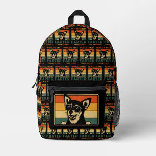 Der beste Farter I Gemein Vater Funny Vater Dog Bedruckter Rucksack