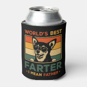 Der beste Farter I Gemein Vater Funny Vater Dog Dosenkühler