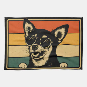 Der beste Farter I Gemein Vater Funny Vater Dog Geschirrtuch