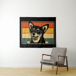 Der beste Farter I Gemein Vater Funny Vater Dog Wandteppich
