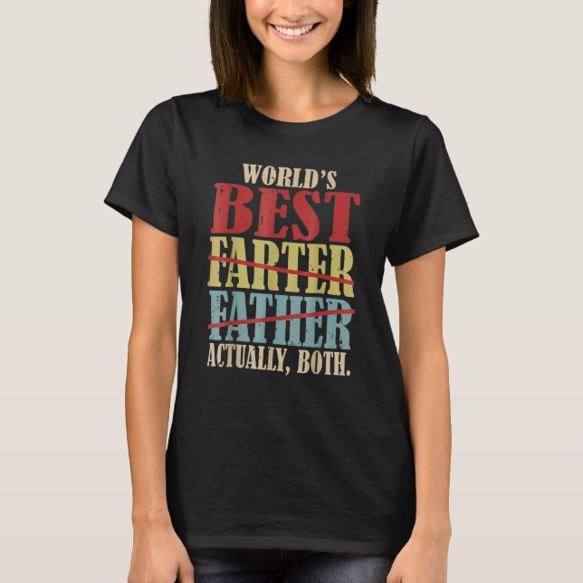 Der beste Farter-Vater der Welt, eigentlich beides T-Shirt (Vorderseite)