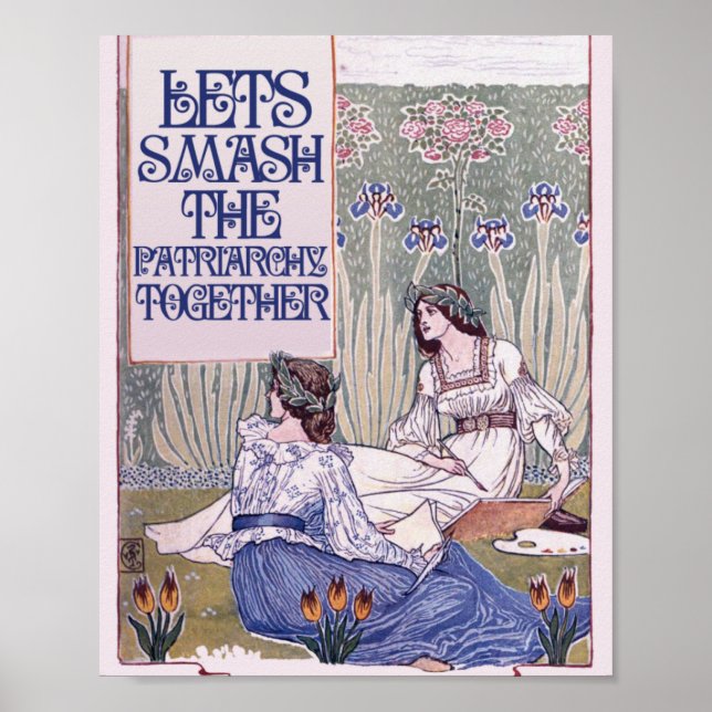 Der beste feministische Freund Lasse die Patriarch Poster (Vorne)