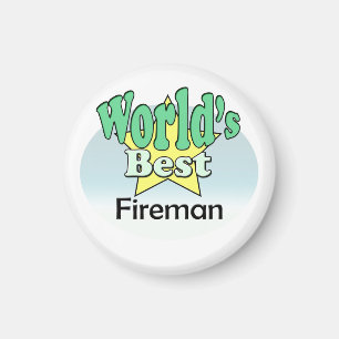 Der beste Feuerwehrmann der Welt Magnet