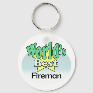 Der beste Feuerwehrmann der Welt Schlüsselanhänger