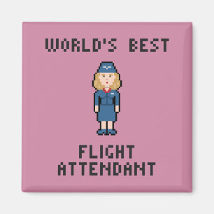 Der beste Flugbegleiter der Welt Magnet