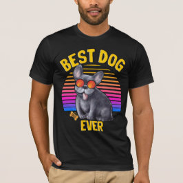 Der beste französische Bulldog Hund je Retro T-Shirt