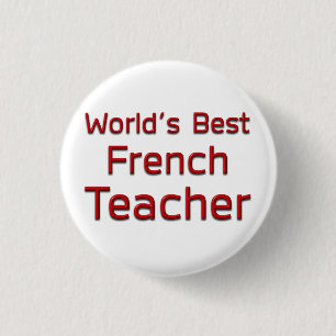 Der beste französische Lehrer der Welt Button