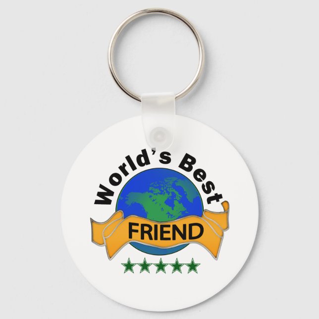 Der beste Freund der Welt Schlüsselanhänger (Vorderseite)