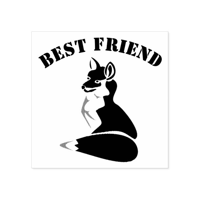 Der beste Freund des Mannes Gummistempel (Prägung)