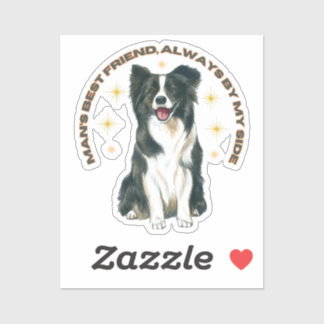 Der beste Freund des Menschen, immer an meiner Sei Aufkleber