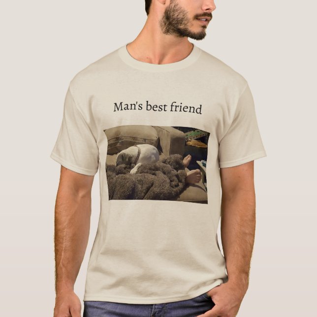 Der beste Freund des Menschen T-Shirt (Vorderseite)