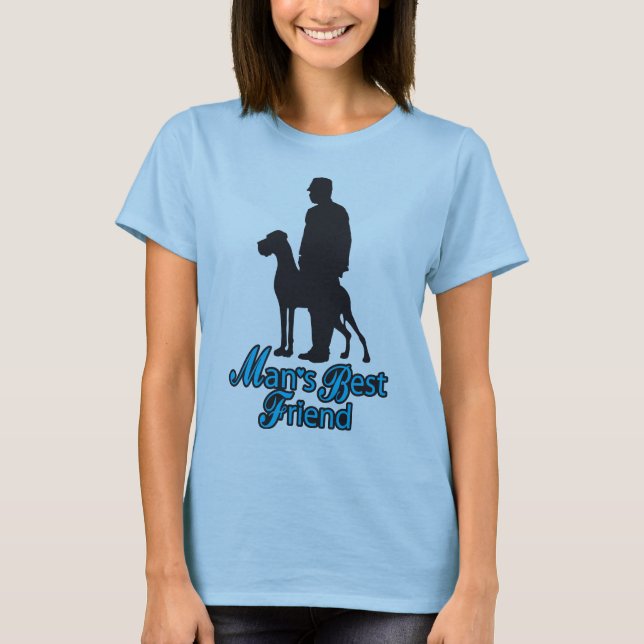 Der beste Freund des Menschen T-Shirt (Vorderseite)