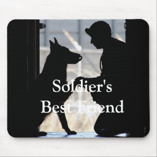 Der beste Freund des Soldaten Mousepad