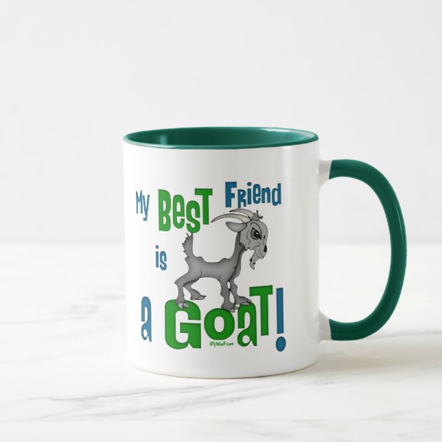 Der beste Freund ist eine Ziege Tasse (Rechts)