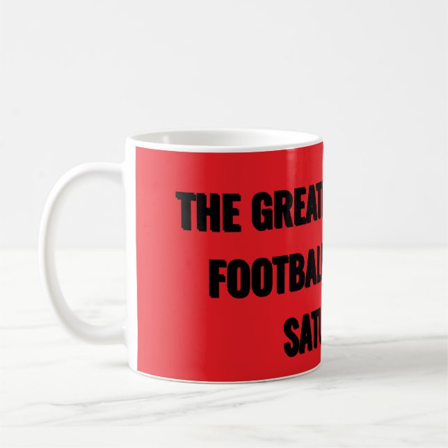 Der Beste Fußballfan der Uni am Samstag Kaffeetasse (Links)