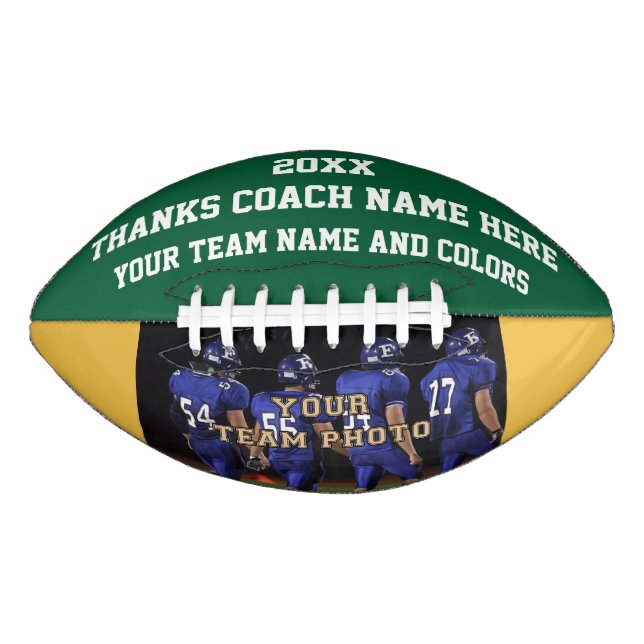 Der beste Fußballtrainer gibt Ihnen Ihr FOTO, Ihre Football (Vorderseite)