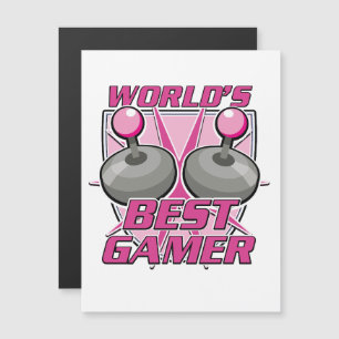 Der beste Gamer der Welt Magnetkarte
