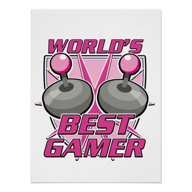 Der beste Gamer der Welt Poster (Vorderseite)