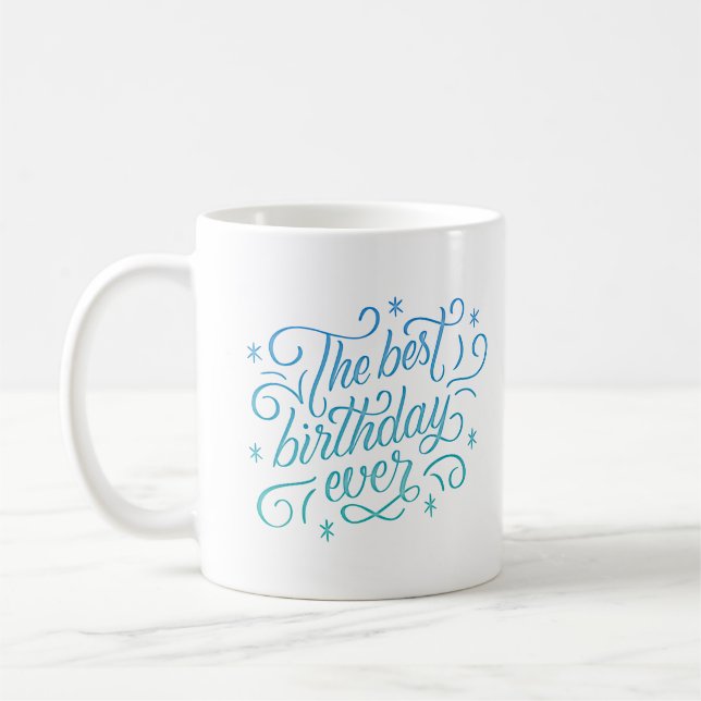 der beste Geburtstag Kaffeetasse (Links)