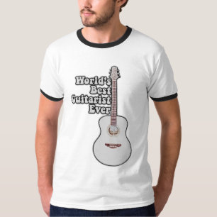 Der beste Gitarrist der Welt. Vintag farbenfroh T-Shirt