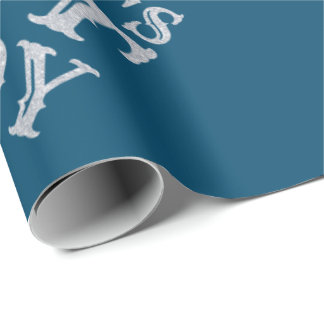 Der beste Glitzer des Vaters in der Silver World Geschenkpapier