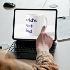 Der beste Gott der Welt witzig Kaffeetasse