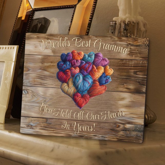 Der beste Gramma-Name der Welt - Personalisiertes  Fotoplatte (Von Creator hochgeladen)