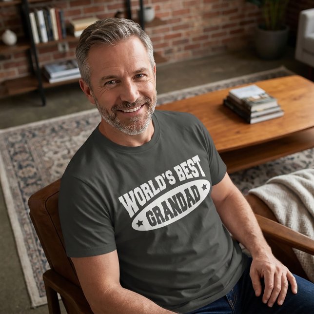 Der beste GranPapa-T - Shirt der Welt - Schwarz od (Von Creator hochgeladen)