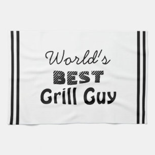 Der beste Grill-Typ der Welt Geschirrtuch