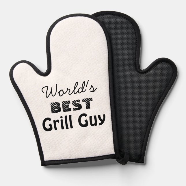 Der beste Grill-Typ der Welt Ofenhandschuh (Vorderseite/Rückseite)