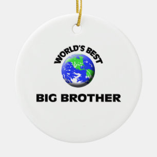 Der beste große Bruder der Welt Keramik Ornament