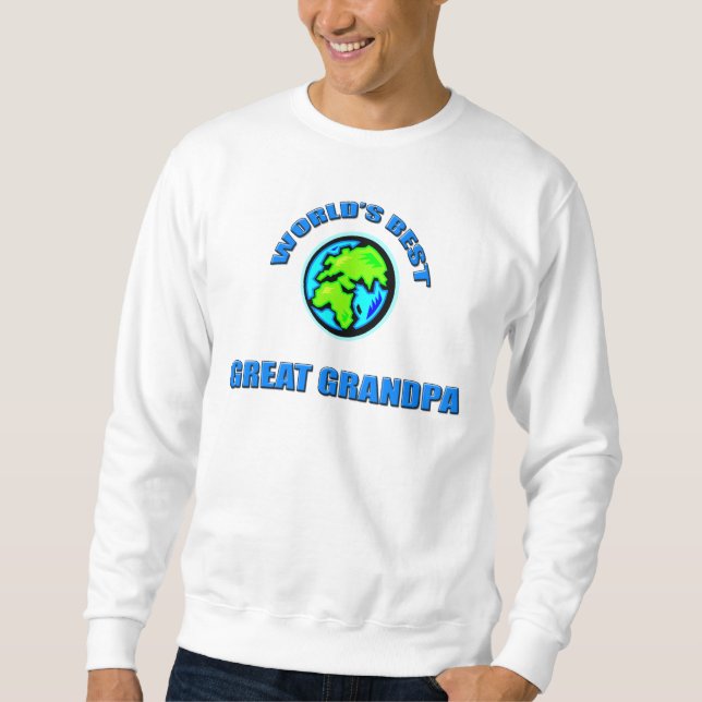 Der beste große Großvater der Welt Sweatshirt (Vorderseite)