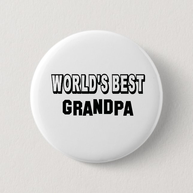 Der beste Großvater der Welt Button (Vorderseite)