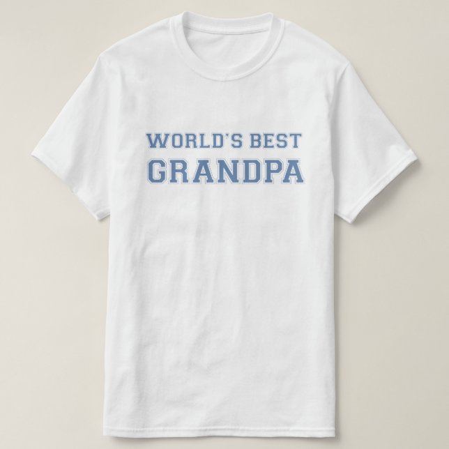 Der beste Großvater der Welt T-Shirt (Design vorne)