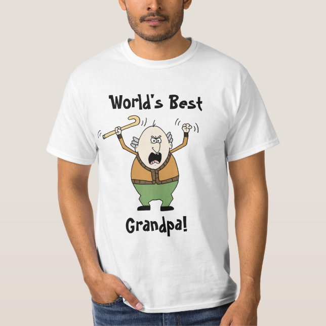 Der beste Großvater der Welt! T-Shirt (Vorderseite)