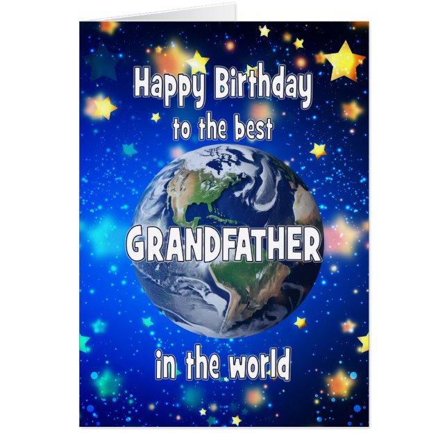 Der beste Großvater der Welt zum Geburtstag (Vorne)