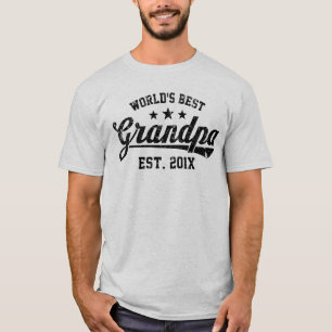 Der beste Großvater Est der Vintage Welt. 201X T-Shirt