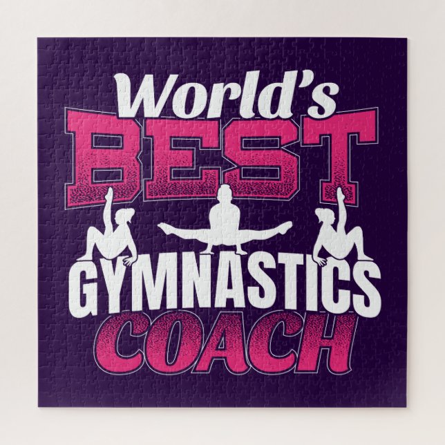 Der beste Gymnastiktrainer der Welt Puzzle (Vertikal)